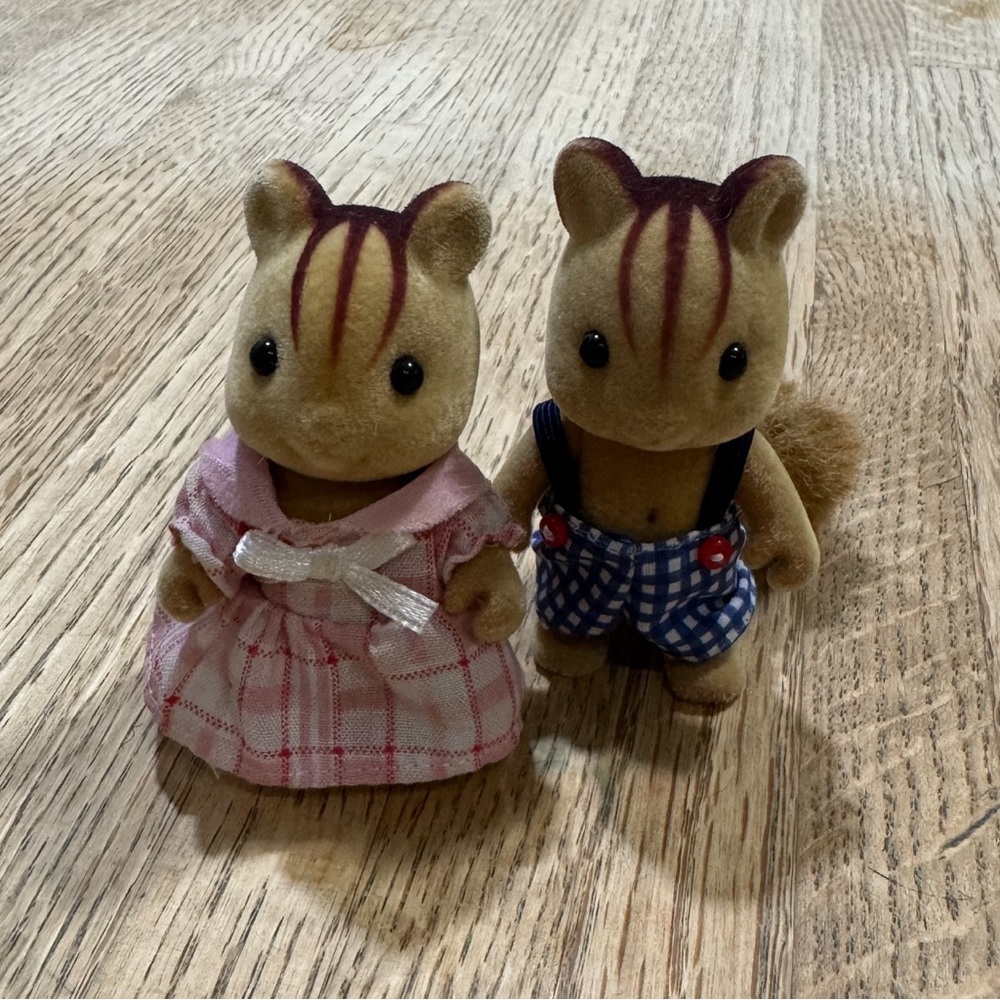 Calico Critters Furbanks Squirrel Siblings